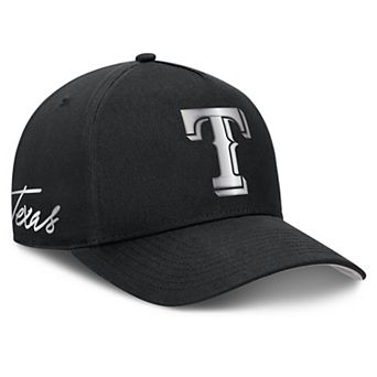 Men's Nike Black Texas Rangers Rise Dri-FIT A-Frame Adjustable Hat