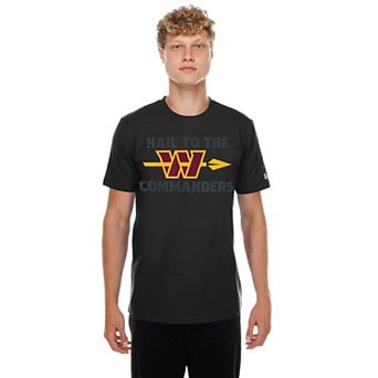 Men's New Era Black Washington Commanders Hail to the Commanders T-Shirt