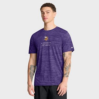 Men's Nike Purple Minnesota Vikings Velocity Ball Carrier Dri-FIT T-Shirt