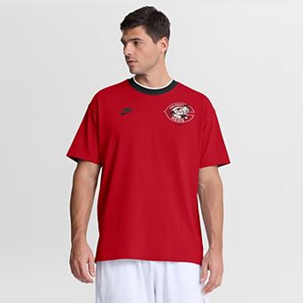 Men's Nike Red Cincinnati Reds Cooperstown Collection Ringer T-Shirt
