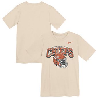 Preschool Nike Natural Kansas City Chiefs Vintage Easy Lane T-Shirt