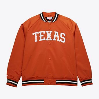 Texas Longhorns Orange Satin Raglan Full-Snap Jacket