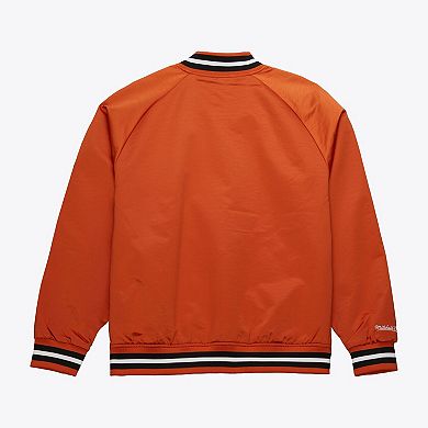 Texas Longhorns Orange Satin Raglan Full-Snap Jacket