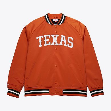 Texas Longhorns Orange Satin Raglan Full-Snap Jacket