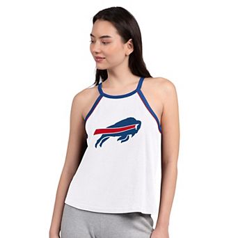 Women's G-III 4Her by Carl Banks White Buffalo Bills Redemption Win Slub Tank Top