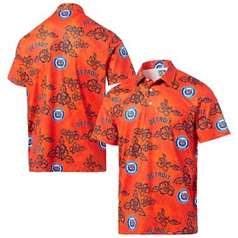 Men's Reyn Spooner Orange Detroit Tigers Big & Tall Cooperstown Collection PUA Performance Polo
