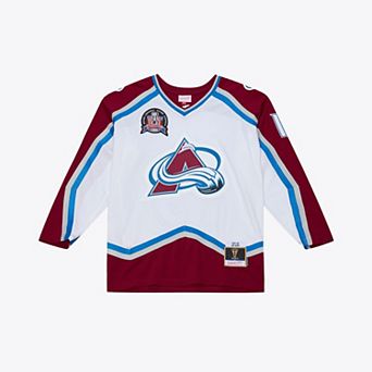 Men's Mitchell & Ness Joe Sakic White Colorado Avalanche 1995 Power Play Jersey