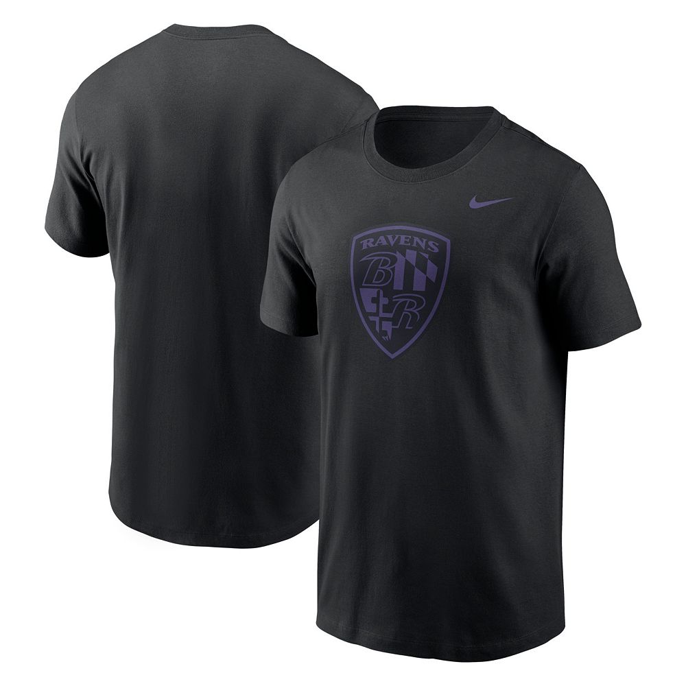 Men's Nike Black Baltimore Ravens Clutch Player T-Shirt