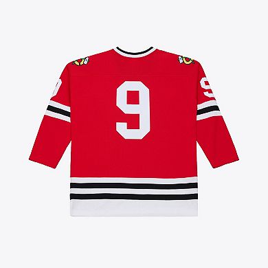Men's Mitchell & Ness Bobby Hull Red Chicago Blackhawks 1966 Power Play Jersey