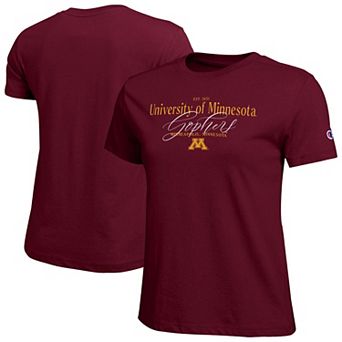 Women's Champion Maroon Minnesota Golden Gophers Lifestyle T-Shirt