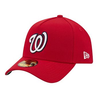 Men's New Era Red Washington Nationals A-Frame 59FORTY Fitted Hat