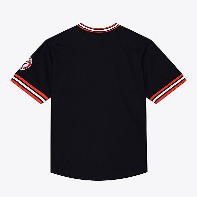 Men's Mitchell & Ness Black Baltimore Orioles Wild Pitch Ringer T-Shirt