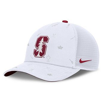 Unisex Nike White Stanford Cardinal Country Club Golfin' Rise Trucker Adjustable Hat