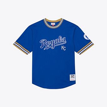 Men's Mitchell & Ness Royal Kansas City Royals Wild Pitch Ringer T-Shirt