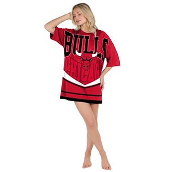 Women's Concepts Sport Red Chicago Bulls Mosaic Knit Nightdress