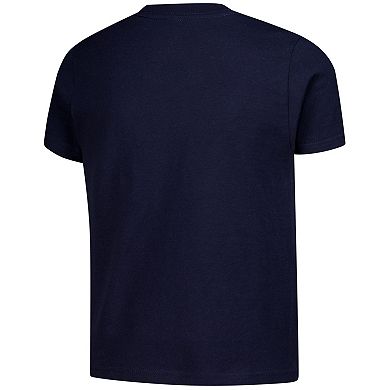 Youth Navy Detroit Tigers Peanuts Flag T-Shirt