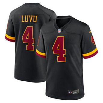 Men's Nike Frankie Luvu Black Washington Commanders Hail Raiser Alternate Game Jersey