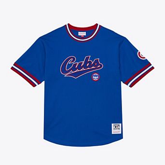 Men's Mitchell & Ness Royal Chicago Cubs Wild Pitch Ringer T-Shirt