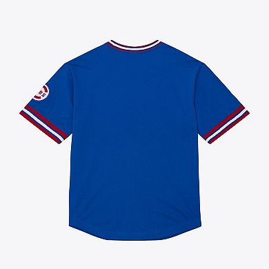 Men's Mitchell & Ness Royal Chicago Cubs Wild Pitch Ringer T-Shirt