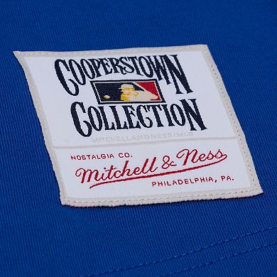 Men's Mitchell & Ness Royal Chicago Cubs Wild Pitch Ringer T-Shirt