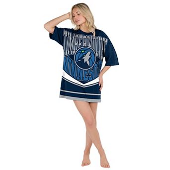 Women's Concepts Sport Navy Minnesota Timberwolves Mosaic Knit Nightdress