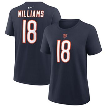 Women's Nike Caleb Williams Navy Chicago Bears Player Name & Number T-Shirt