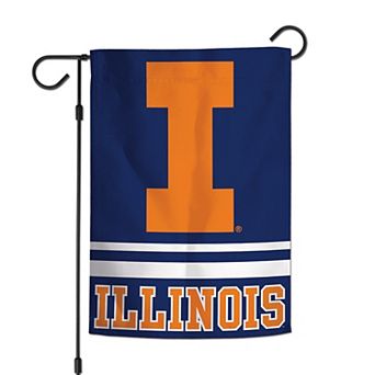 WinCraft Illinois Fighting Illini 12'' x 18'' Double-Sided College Vault Garden Flag