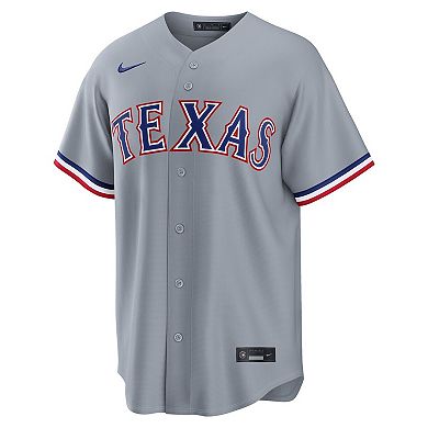 Men's Nike Corey Seager Gray Texas Rangers Road Replica Jersey