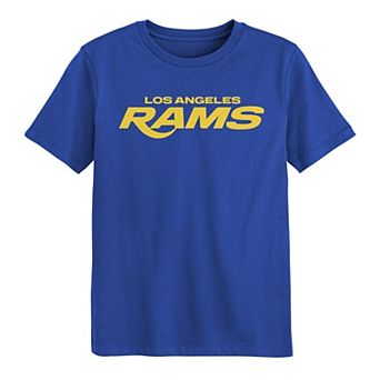Preschool Outerstuff Royal Los Angeles Rams Counter Run Short Sleeve T-Shirt