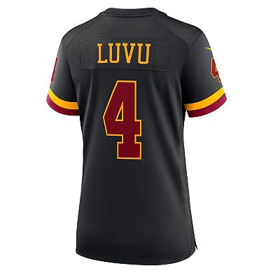 Women's Nike Frankie Luvu Black Washington Commanders Hail Raiser Alternate Game Jersey
