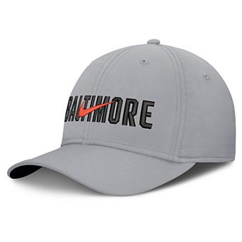 Men's Nike Gray Baltimore Orioles Primetime Rise Dri-FIT Flex Hat
