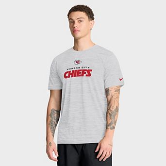 Men's Nike Ash Kansas City Chiefs Velocity Endurance Run Dri-FIT T-Shirt