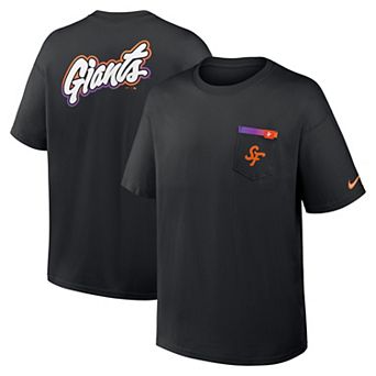 Men's Nike Black San Francisco Giants City Connect Max90 Pocket T-Shirt