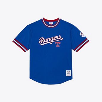 Men's Mitchell & Ness Royal Texas Rangers Wild Pitch Ringer T-Shirt