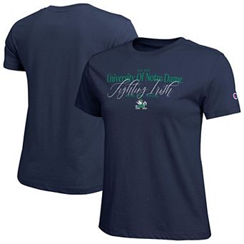 Women's Champion Navy Notre Dame Fighting Irish Lifestyle T-Shirt