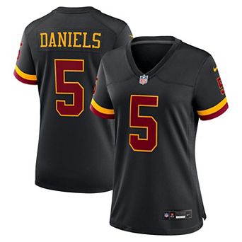 Women's Nike Jayden Daniels Black Washington Commanders Hail Raiser Alternate Game Jersey