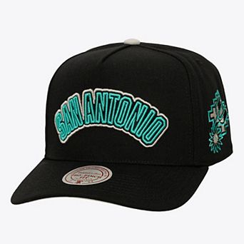 Men's Mitchell & Ness Black San Antonio Spurs Class Act Pro Snapback Hat