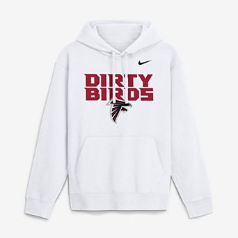 Men's Nike White Atlanta Falcons Gap Shooter Club Fleece Hoodie