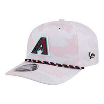 Men's New Era White Arizona Diamondbacks Camo Rope 9SEVENTY Adjustable Hat
