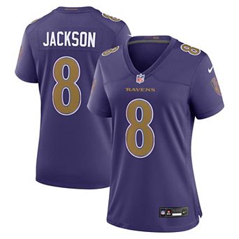 Women's Nike Lamar Jackson Purple Baltimore Ravens Alternate Game Jersey