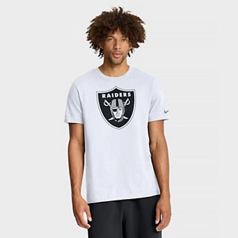 Men's Nike White Las Vegas Raiders Essential Logo T-Shirt