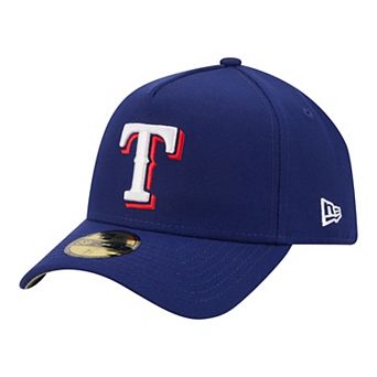 Men's New Era Royal Texas Rangers A-Frame 59FORTY Fitted Hat