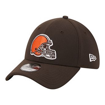 Men's New Era Brown Cleveland Browns Core Team 39THIRTY Flex Hat