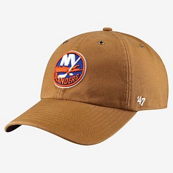 Men's Carhartt x '47 Brown New York Islanders Clean Up Adjustable Hat