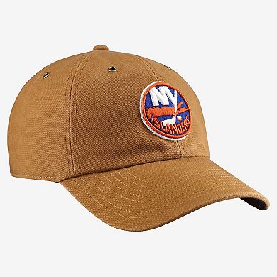 Men's Carhartt x '47 Brown New York Islanders Clean Up Adjustable Hat