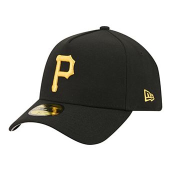 Men's New Era Black Pittsburgh Pirates A-Frame 59FORTY Fitted Hat