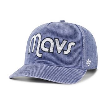 Men's '47 Blue Dallas Mavericks Reclaim Snow Wash Corduroy Adjustable Hitch Hat
