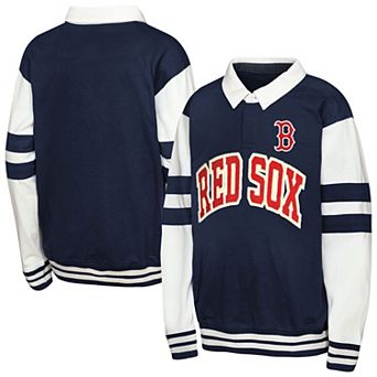 Youth Outerstuff Navy Boston Red Sox Big League Fielder MVP Fashion Sweatshirt