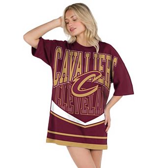 Women's Concepts Sport Wine Cleveland Cavaliers Mosaic Knit Nightdress