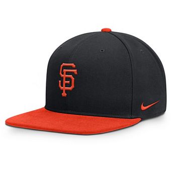 Men's Nike Black/Orange San Francisco Giants Primetime Pro Dri-FIT Snapback Hat